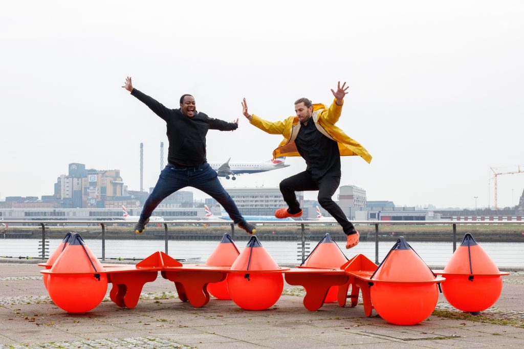 LFA and Royal Docks Team reveal new series of waterside benches