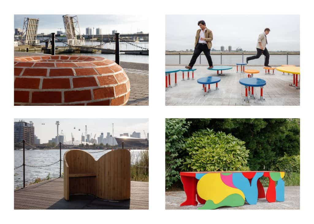 Pews and Perches winning installations revealed by LFA and the Royal Docks Team