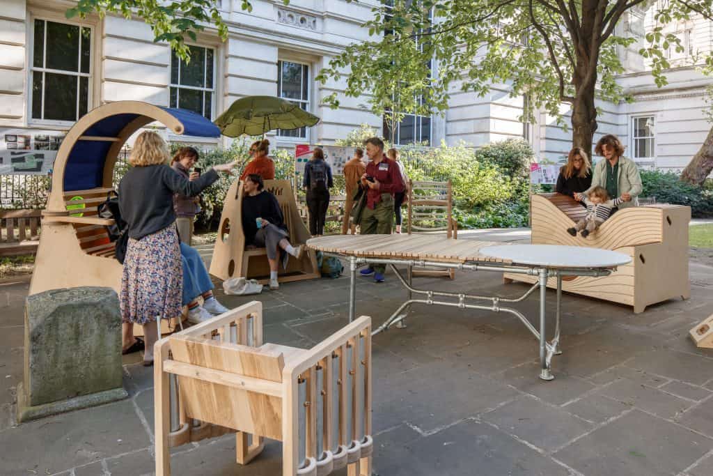 ‘Seats at the Table’ has launched in Postman’s Park for LFA